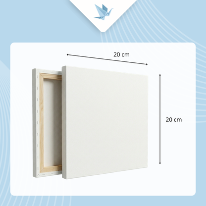 Gotowe płótno malarskie na drewnianej ramie 20×20 cm, 280 g/m²