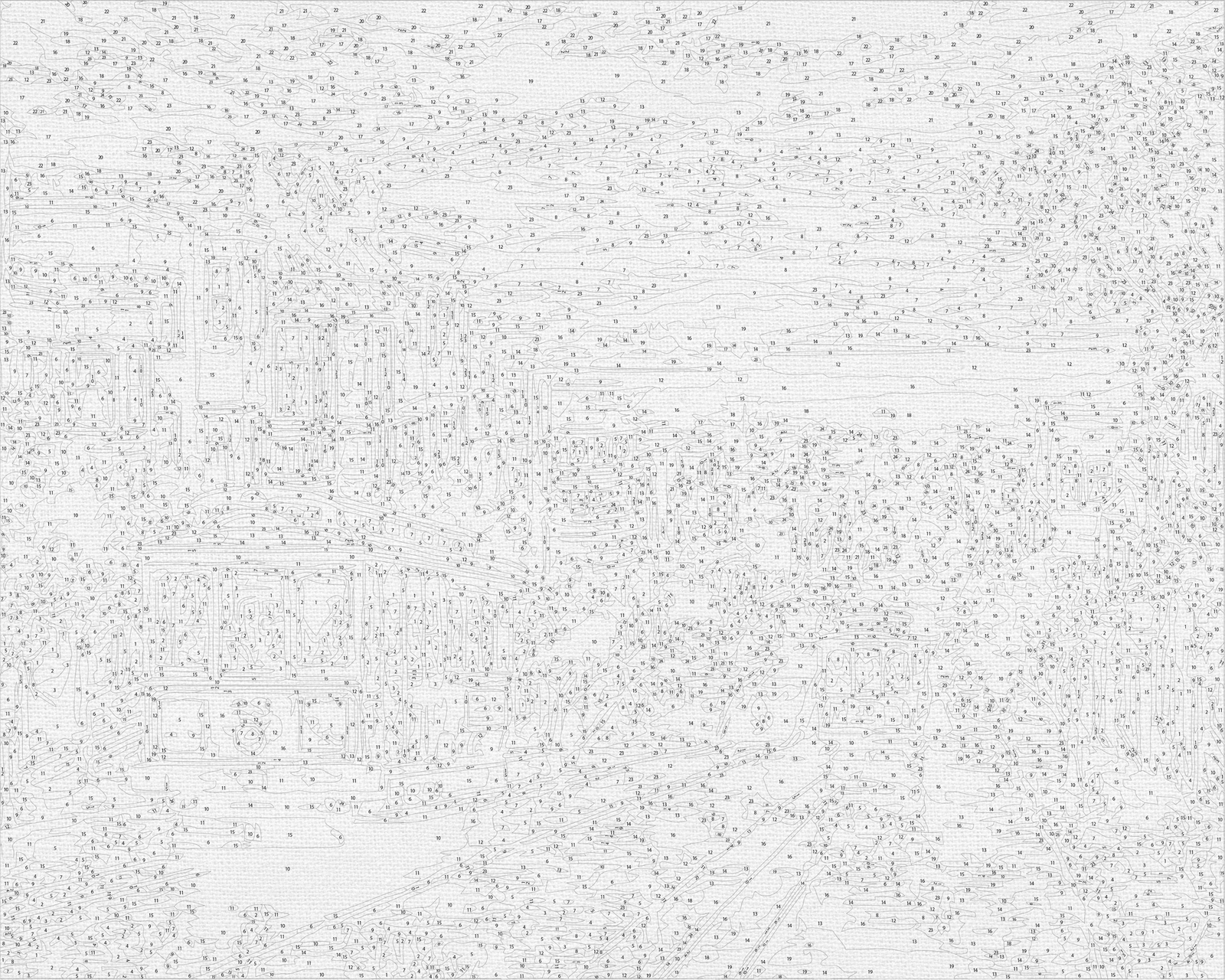 Malowanie po numerach 40x50 cm – Wieczorny tramwaj. Pejzaż LW 174
