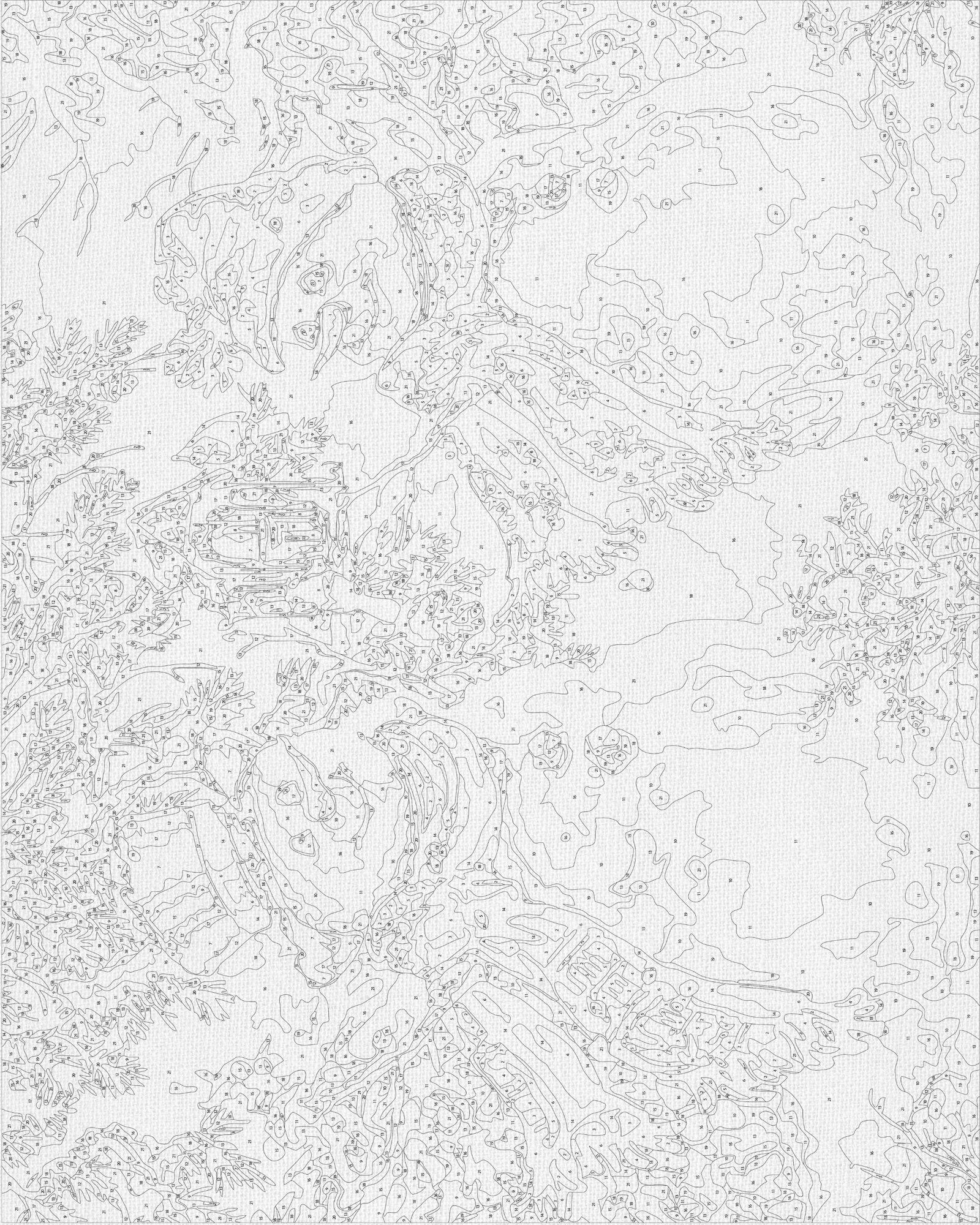 Malowanie po numerach 40x50 cm zimowe – Wesołe bałwanki LW 3070