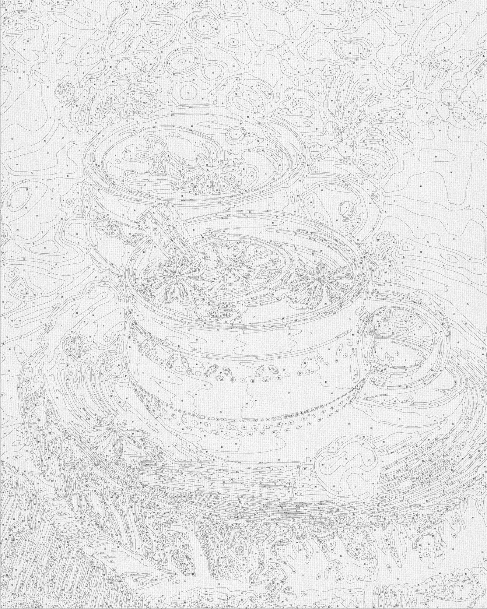 Malowanie po numerach 40x50 cm świąteczny – Zimowa / LW 3414