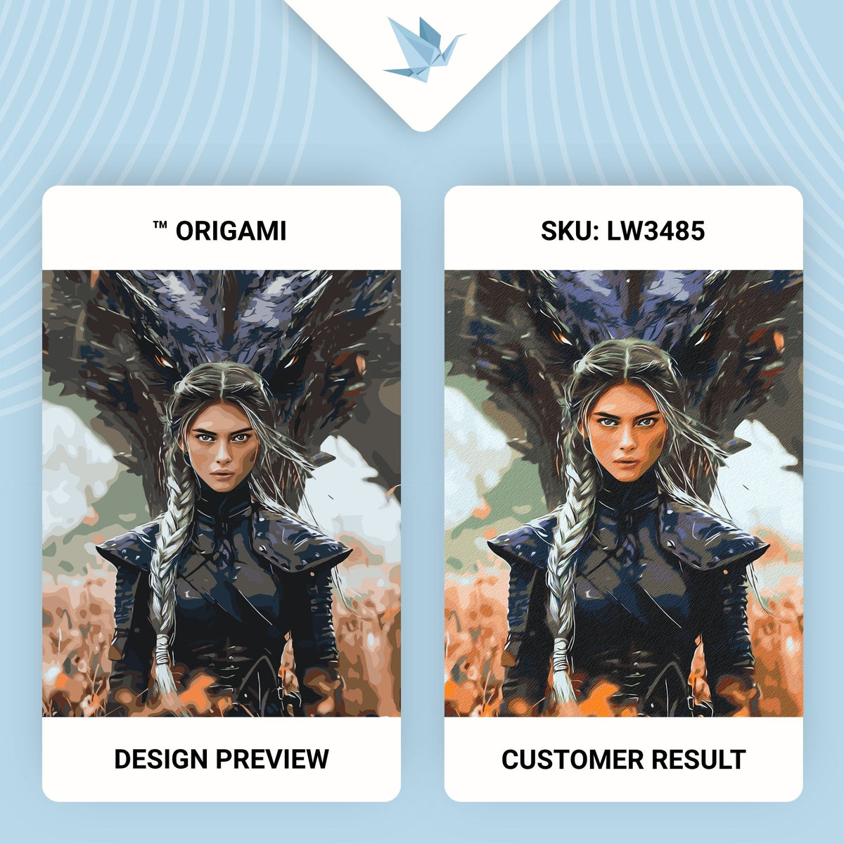 Maľovanie podľa čísel na ráme 40*50 cm - Štvrté krídlo. Violet Sorrengail - Fantasy - LW 3485