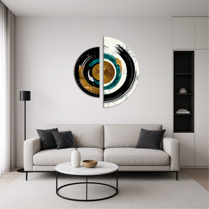 Malowanie po numerach 70x70 cm Równowaga przeciwieństw OSR 1001