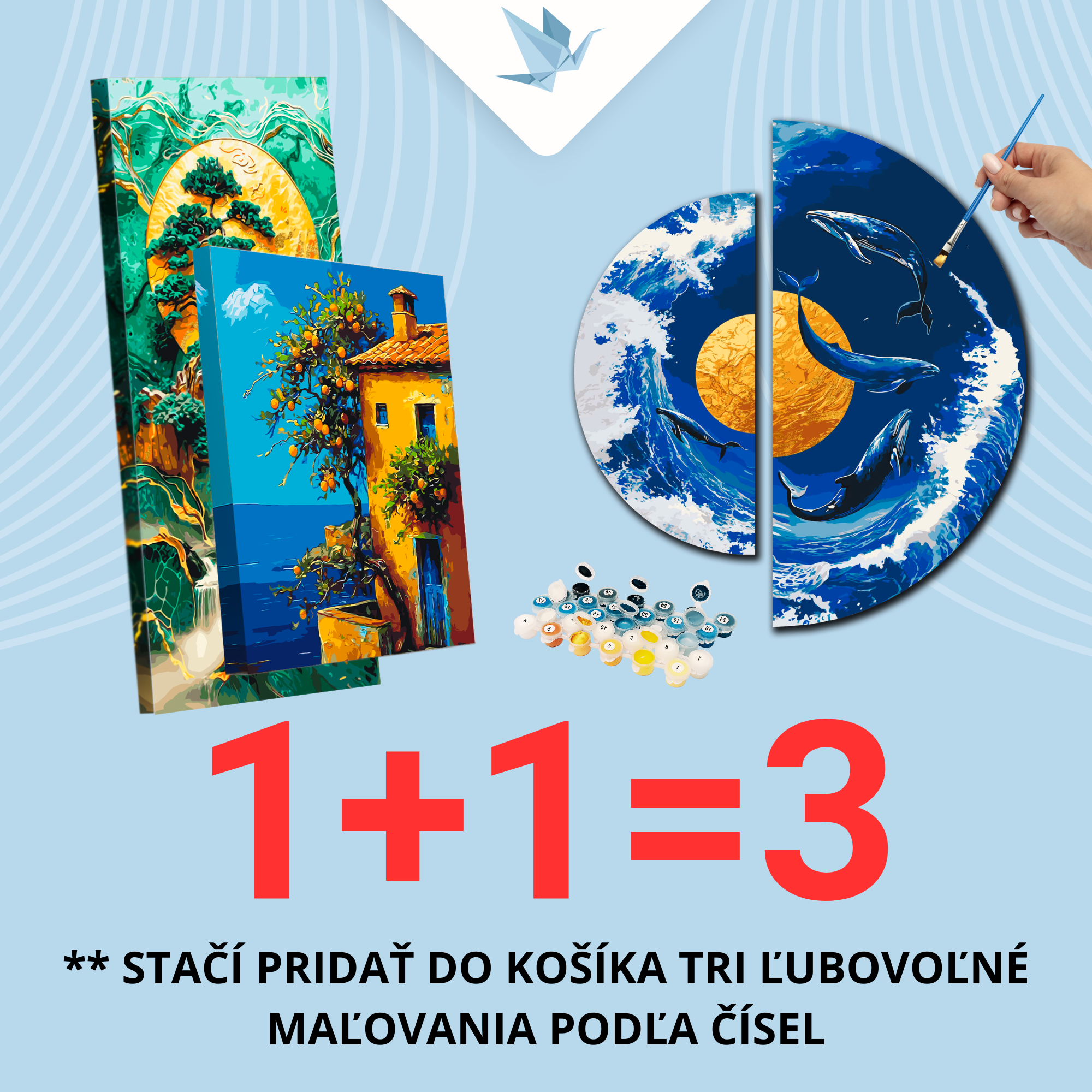 Malowanie po numerach 40x50 cm Kwiaty. Biała piwonia (metalik) LW 3429